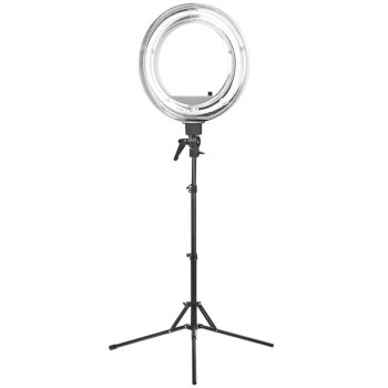 LAMPA PIERŚCIENIOWA RING LIGHT 18"" 55W FLUORESCENT BIAŁA + STATYW